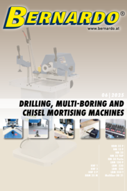 Drilling, multi boring and chisel mortising machines