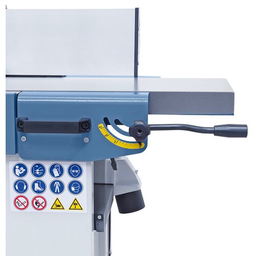 Quick and easy adjustment  of chip removal (up to 3 mm). 