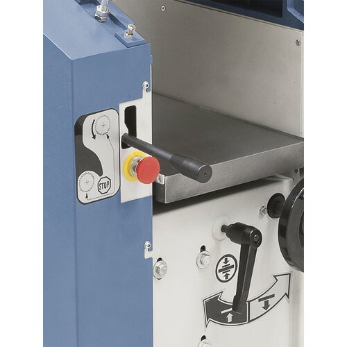 The infeed function can be switched off when planing.