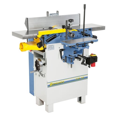 A mortising unit is optionally available