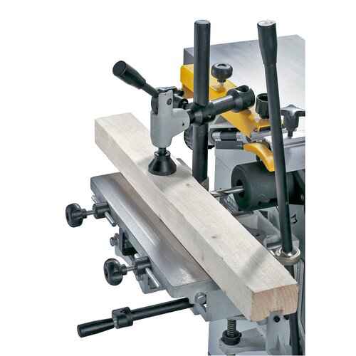 The optional mortising unit is optimal for slots, dowel pin and inclined bore, ...