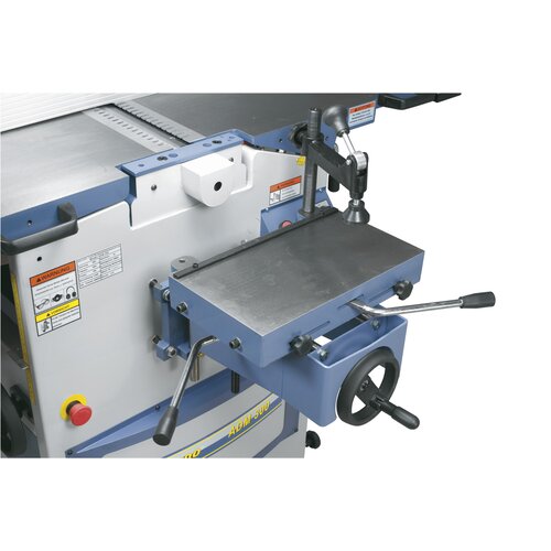 The mortising unit is ideal for drilling slots, dowels and inclined bores (optional).
