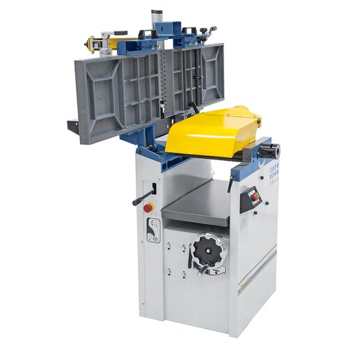 The long, reinforced, grey cast iron 
planing / thicknessing tables allow 
precise processing of large workpieces. 
