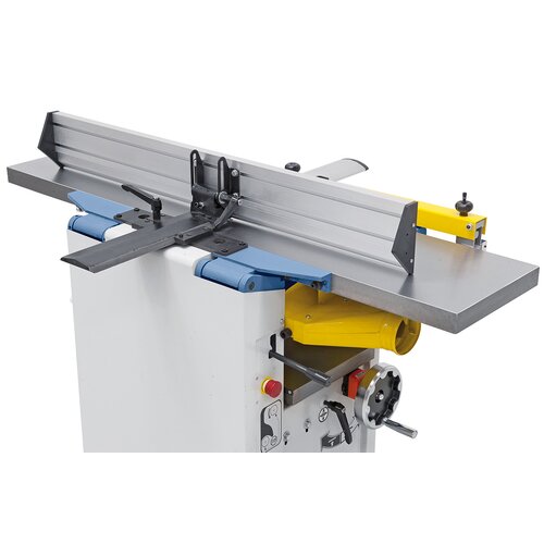 The planer fence can be set to required position via the precise prism guide.