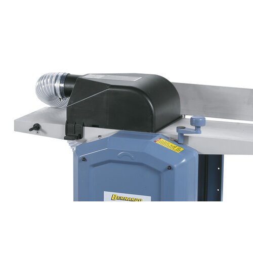 Crank allows easy adjustment of thickenessing table.