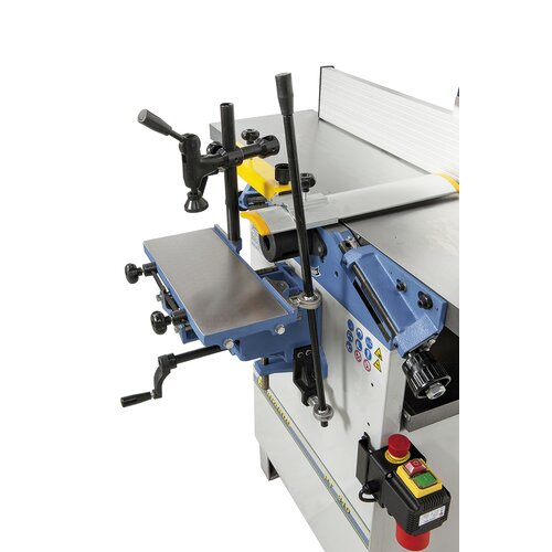The optional mortising unit is ideal for drilling dowel, long and oblique holes.