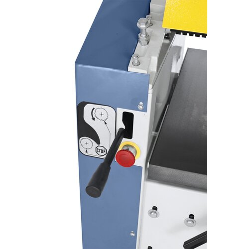 Feed can be switched off when surface planing.