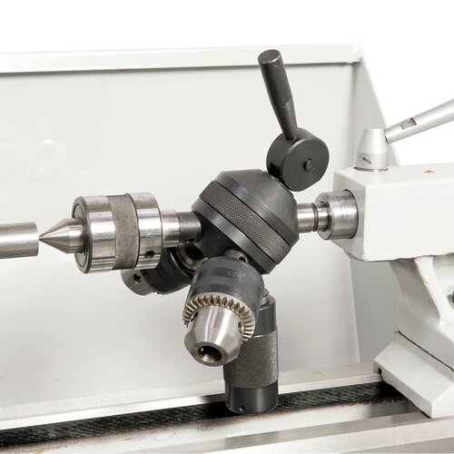 Machine can be equipped with revolving tailstock turret for economic operating