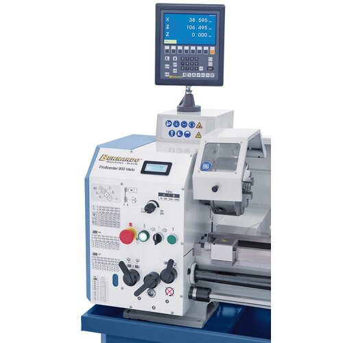 Electronic, stepless speed adjustment – easily read on digital display.