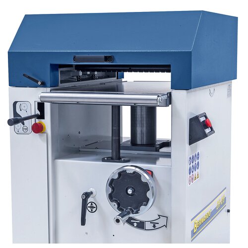 Solid thicknessing table with spindle guide and support for accurate planing  of board, slats, planks etc. 