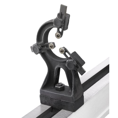 Optionally available with steady rest.