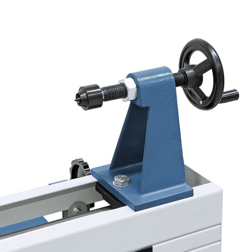 Solid tailstock sleeve with MT 2 taper 