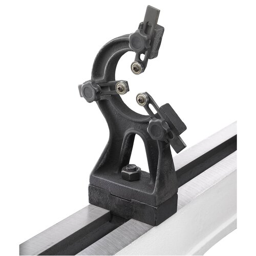 Optionally available with steady rest.