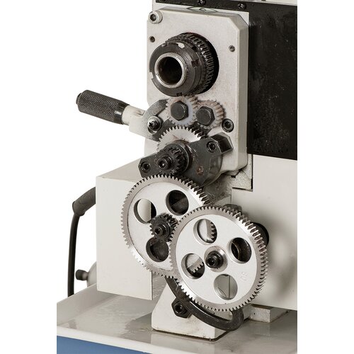 Complete with change  gears in metal execution  for thread cutting.