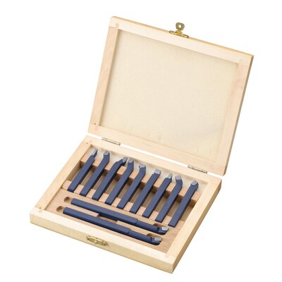 Carbide tipped tool set 8 mm, 11 pcs.