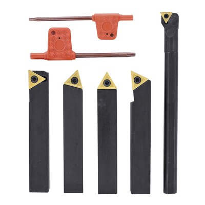 4 pcs. turning tools set incl. 1 pc. boring bar, 10 mm