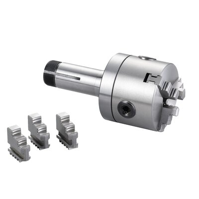 3-jaw chuck 80 mm with 5C collet taper