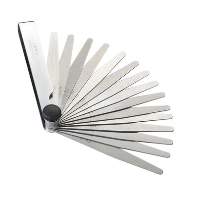 20 pcs. feeler gauge, 0,05 - 1,0 mm / 100 mm