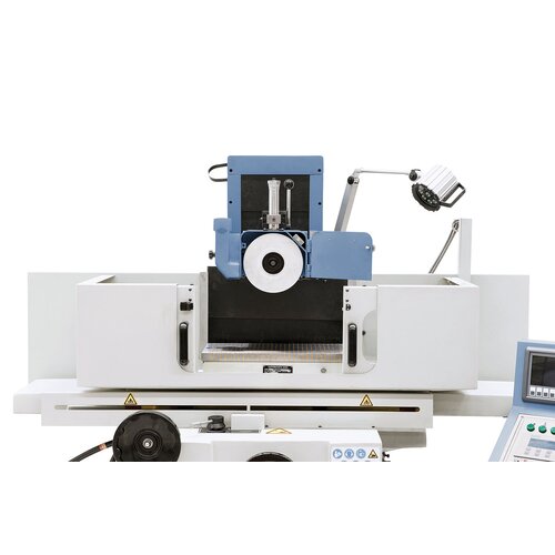 Vibrationsarmer Lauf  und hohe Genauigkeit  der Schleifspindel durch  die vorgespannten  Speziallager.