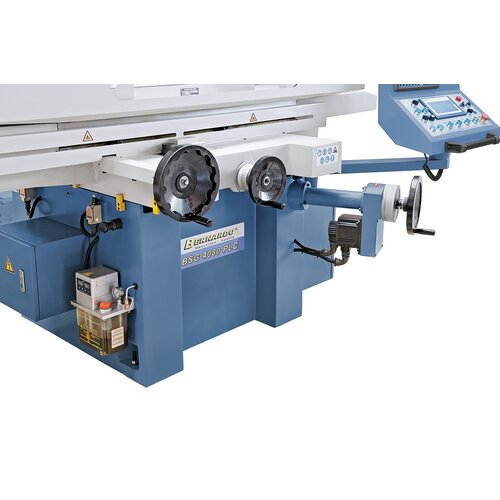 Servo motor with automatic vertical feed features:  rapid forward feed –  roughing – surface  finishing – rapid traverse 