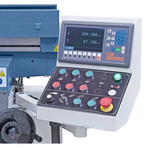 Clearly arranged control elements 
at the tiltable control panel