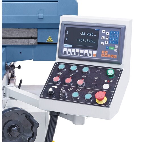 Clearly arranged control elements 
at the tiltable control panel