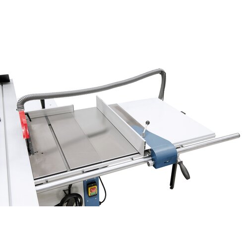  Parallel fence with solid round rod guide (40 mm) can be used for cutting width of up to 1200 mm.