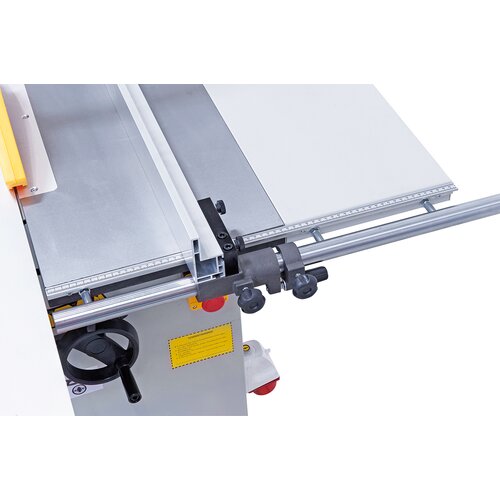 Complete with robust parallel fence, 30 mm round 
rod guide designed for heavy work loads.