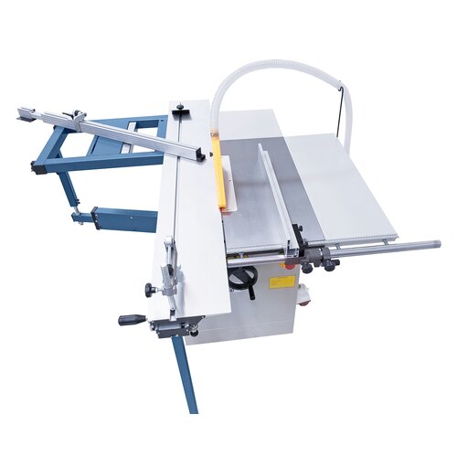 Parallel fence with quick and fine 
adjustment for cutting width up to 
620 mm.