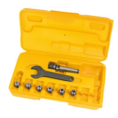 Mill chuck set ER 16, MT 2, 3 - 10 mm, 7 pcs.