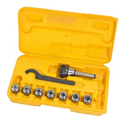 Mill chuck set ER 25, MT 2, 3 - 16 mm, 10 pcs.