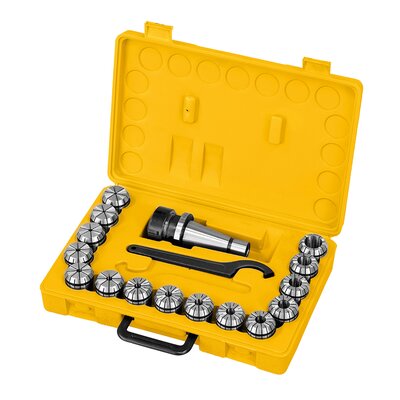 Mill chuck set ER 40, ISO 40, 3 - 25 mm, 16 pcs.