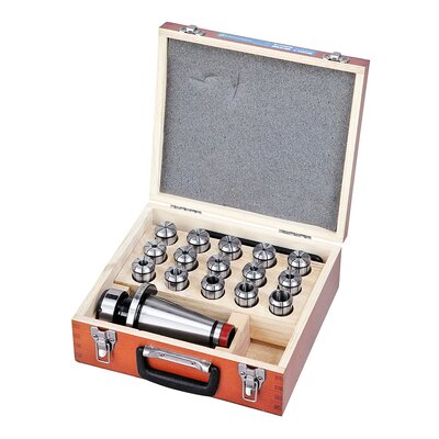 Mill chuck set ER 40, ISO 50, 3 - 25 mm, 16 pcs.
