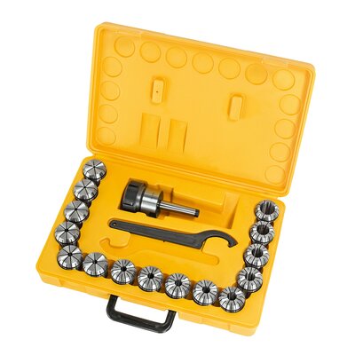 Mill chuck set ER 40, MT 2, 3 - 25 mm, 16 pcs.
