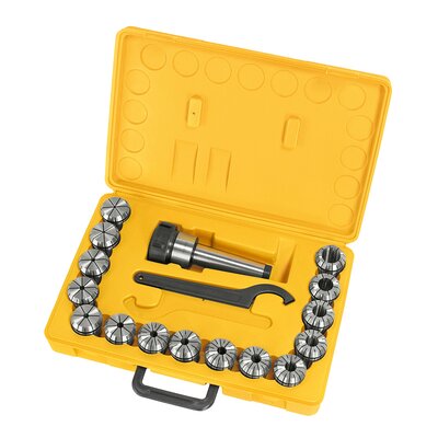 Mill chuck set ER 40, MT 4, 3 - 25 mm, 16 pcs.