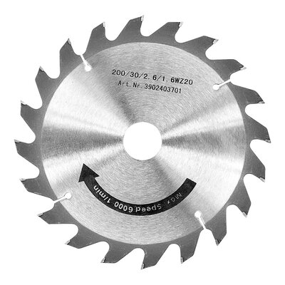 HM-pyörösahanterä 205 x 2,2 x 30 mm