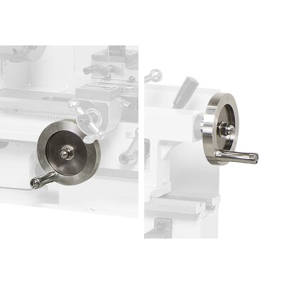 Knob and hand wheel kit in metal execution f. Hobby 400 Super/300 VD/300 Super/350 VD