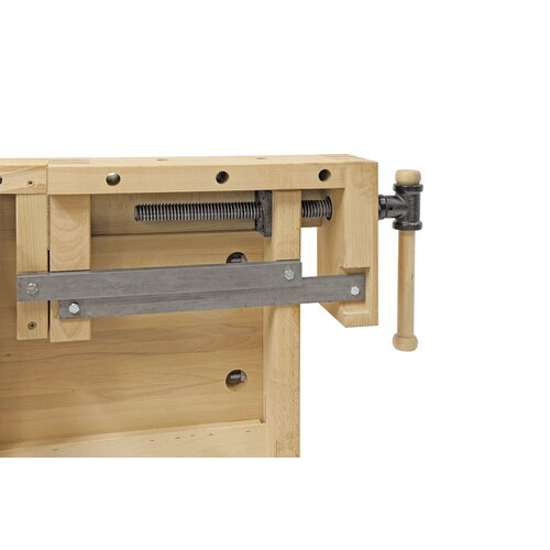 Prong bonded right clamping jaw with solid guide
