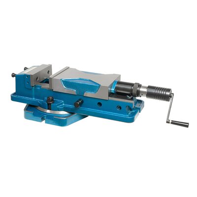 Hydraulic machine vise with swivel base PHV 200