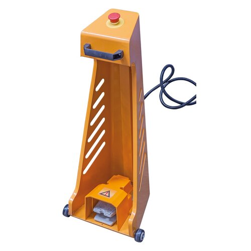 Separates Fußpedal mit 
integriertem Not-Halt-Taster.