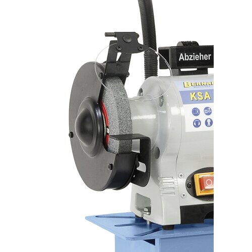 De serie con disco para desbaste, soporte ajustable de la pieza, protector lateral y ocular