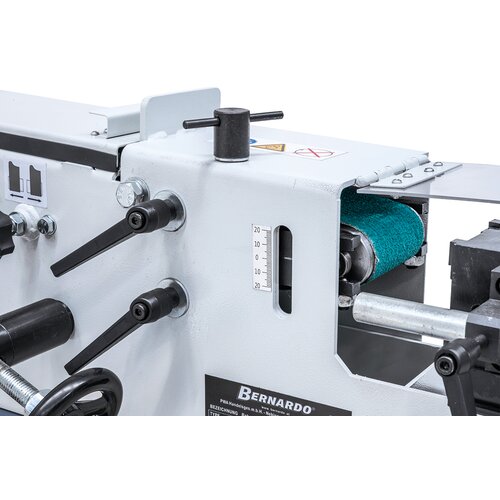 Høydejustering av slipevalsen for sliping utenfor sentrum