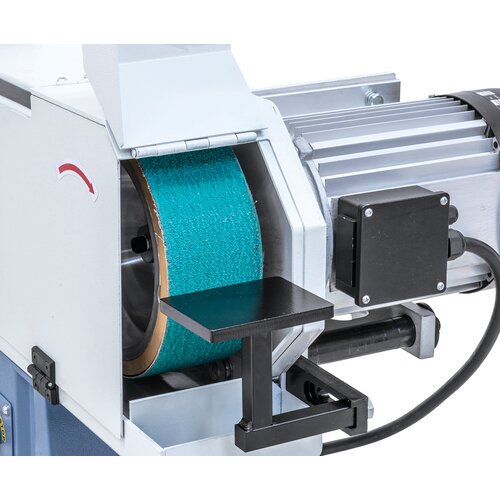 Bakside med støtte for arbeidsstykket