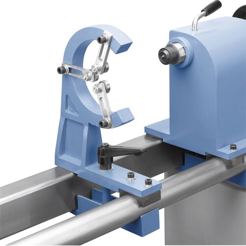 Steady rest for shaft diameters up to 90 mm as standard.