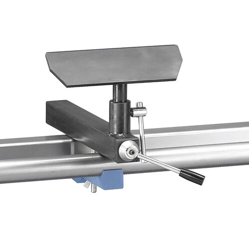 Quick clamping lever allows for easy clamping of tool rest.