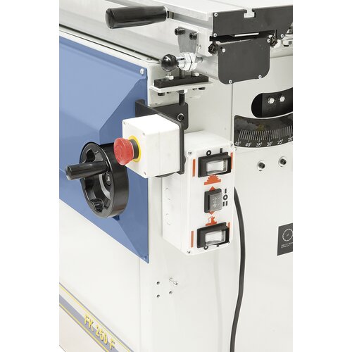 Control elements are clearly mounted on electronic panel.
