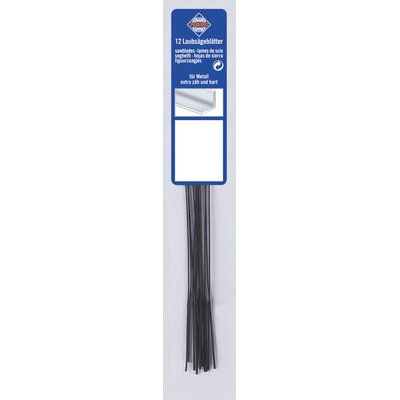 Lehtisahan terä 130 mm, vahvuus 0 - hieno, metallille (12 kpl)