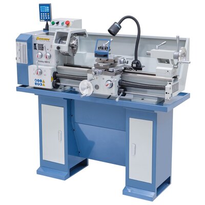 Leit- und Zugspindeldrehmaschine Hobby 800 G / 400 V inkl. 3-Achs Digitalanzeige DT 40