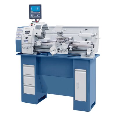 Leit- und Zugspindeldrehmaschine Profi 700 BQV / 230 V inkl. 2-Achs-Digitalanzeige ES-12 V