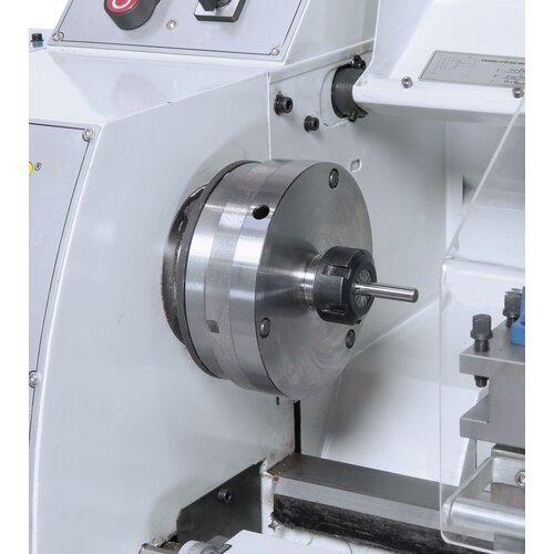 The collet chuck ER 25 guarantees high concentricity when clamping workpieces, clamping range 1 - 16 mm.